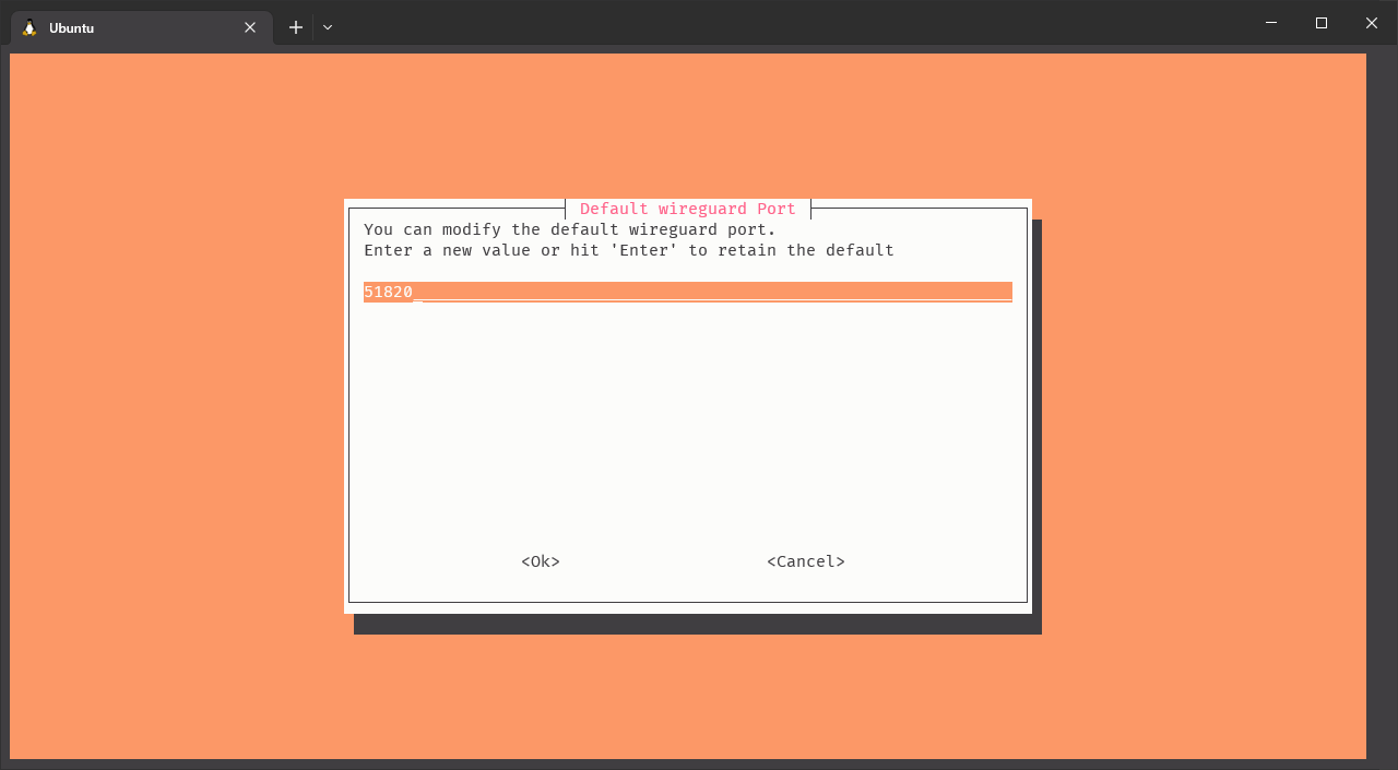 Default Wireguard port